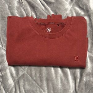 Hurley Maroon Crewneck Top